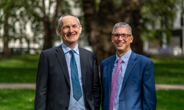 mperial College's Prof Richard Crastor signs the contract with CAB International CEO Daniel Elger at 58 Princes Gate, 6th October 2023 Photography by Fergus Burnett